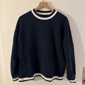 Lululemon // Perfectly Oversized Ringer Crew Sweatshirt